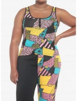 HUNIVERS The Nightmare Before Christmas Sally Crop Tank Top Plus Size