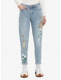 HUNIVERS Disney Bambi & Thumper Mom Jeans