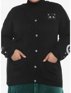 HUNIVERS Chococat Embroidered Cardigan Plus Size