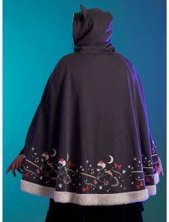 HUNIVERS Her Universe Studio Ghibli Kiki's Delivery Service Fuzzy Trim Poncho Plus Size -Her Universe shop unnamed file 11