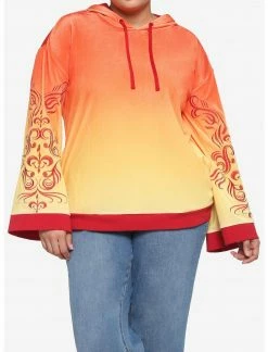 HUNIVERS Her Universe Star Wars Padme Handmaiden Bell Sleeve Hoodie Plus-Size