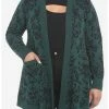 HUNIVERS Her Universe Disney The Haunted Mansion Wallpaper Open Cardigan Plus Size