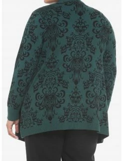 HUNIVERS Her Universe Disney The Haunted Mansion Wallpaper Open Cardigan Plus Size -Her Universe shop unnamed file 1154