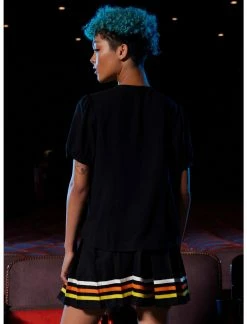 HUNIVERS Candy Corn Collar Woven Button-Up -Her Universe shop unnamed file 1280