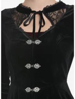 HUNIVERS Black Velvet Hi-Low Jacket -Her Universe shop unnamed file 1296