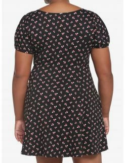 HUNIVERS Black Mushroom Empire Dress Plus Size -Her Universe shop unnamed file 1308