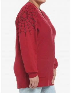 HUNIVERS Her Universe Marvel Spider-Man Web Cardigan Plus Size -Her Universe shop unnamed file 131