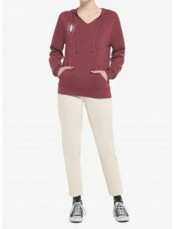 HUNIVERS Her Universe Marvel Spider-Man Logo Hoodie -Her Universe shop unnamed file 133