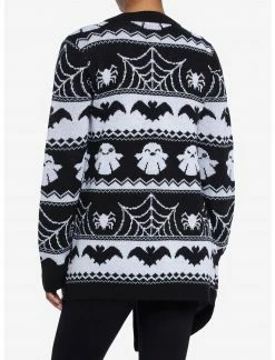 HUNIVERS Ghost Fair Isle Open Cardigan -Her Universe shop unnamed file 1350