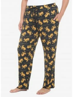 BIOWORLD Harry Potter Hufflepuff House Pajama Pants Plus Size