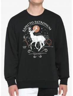 OURUNVRS Harry Potter Expecto Patronum Spell Sweatshirt