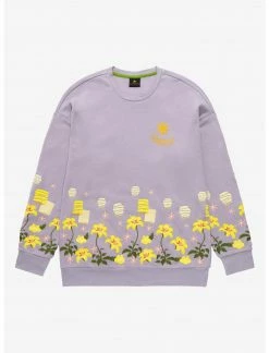 HUNIVERS Disney Tangled Rapunzel Embroidered Sweatshirt