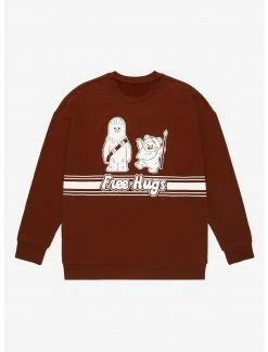 OURUNVRS Our Universe Star Wars Chewbacca & Wicket Free Hugs Sweatshirt