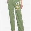 BIOWORLD Keroppi Clouds Green Pajama Pants