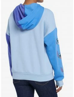 HUNIVERS Disney Lilo & Stitch Color-Block Hoodie -Her Universe shop unnamed file 164