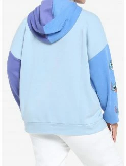 HUNIVERS Disney Lilo & Stitch Color-Block Hoodie Plus Size -Her Universe shop unnamed file 1732