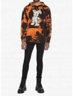 OURUNVRS Our Universe Disney Halloween Mickey Mouse Mummy Tie-Dye Hoodie -Her Universe shop unnamed file 1803