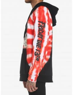 OURUNVRS Friday The 13th Jason Lives Split Tie-Dye Hoodie -Her Universe shop unnamed file 1917