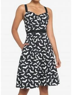 HUNIVERS Bats Retro Dress