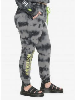 HUNIVERS Beetlejuice Icons Tie-Dye Sweatpants Plus Size -Her Universe shop unnamed file 1935
