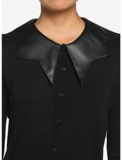HUNIVERS Black Bat Wing Collar Cardigan -Her Universe shop unnamed file 2008