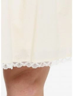 HUNIVERS Ivory Lace Ruffle Corset Dress Plus Size -Her Universe shop unnamed file 2016