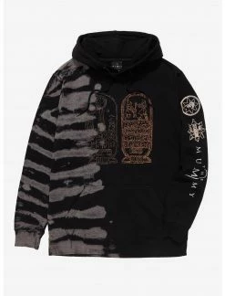 OURUNVRS The Mummy Hieroglyphic Split Wash Hoodie