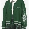 HUNIVERS Harry Potter Slytherin Skimmer Cardigan