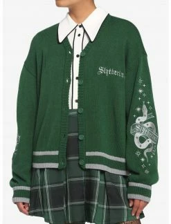 HUNIVERS Harry Potter Slytherin Skimmer Cardigan