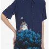 HUNIVERS Her Universe Studio Ghibli My Neighbor Totoro Night Sky Oversized Woven Button-Up