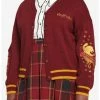 HUNIVERS Harry Potter Gryffindor Skimmer Cardigan Plus Size