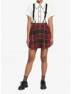 HUNIVERS Harry Potter Gryffindor Pleated Suspender Skirt -Her Universe shop unnamed file 2126