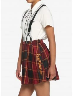 HUNIVERS Harry Potter Gryffindor Pleated Suspender Skirt -Her Universe shop unnamed file 2128