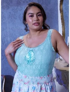 HUNIVERS Her Universe Disney The Little Mermaid Ariel Lace Tank Top Plus Size