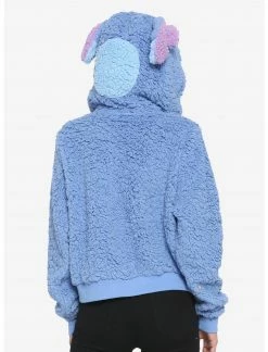 HUNIVERS Disney Lilo & Stitch Sherpa Hoodie -Her Universe shop unnamed file 239