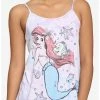 HUNIVERS Disney The Little Mermaid Pastel Watercolor Cami