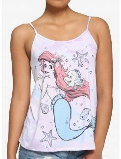 HUNIVERS Disney The Little Mermaid Pastel Watercolor Cami