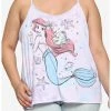 HUNIVERS Disney The Little Mermaid Pastel Watercolor Cami Plus Size