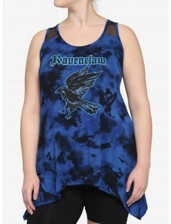 HUNIVERS Harry Potter Ravenclaw Tie-Dye Tank Top Plus Size