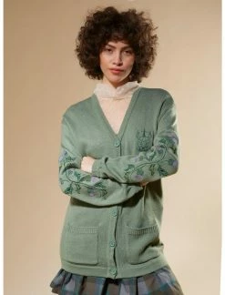 HUNIVERS Outlander Thistle Sleeve Cardigan