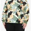 HUNIVERS Her Universe Star Wars Camo Semi-Crop Hoodie Plus Size Her Universe Exclusive