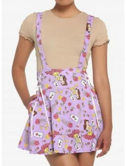 HUNIVERS Disney Beauty And The Beast Roses Suspender Skirt