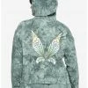 HUNIVERS Her Universe Disney Tinker Bell Wings Tie-Dye Crop Hoodie Plus Size