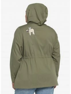 HUNIVERS Her Universe Marvel Ms. Marvel Patch Anorak Jacket Plus Size -Her Universe shop unnamed file 2692