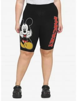HUNIVERS Disney Mickey Mouse Bike Shorts Plus Size