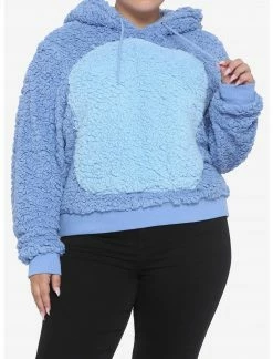 HUNIVERS Disney Lilo & Stitch Sherpa Hoodie Plus Size