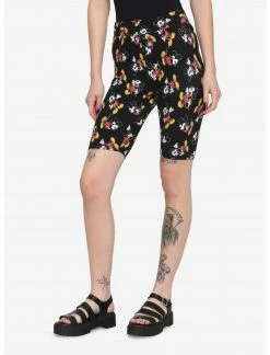 HUNIVERS Disney Mickey Mouse Poses Bike Shorts