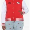 HUNIVERS Hello Kitty Varsity Jacket Plus Size