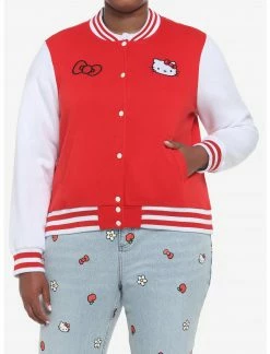 HUNIVERS Hello Kitty Varsity Jacket Plus Size