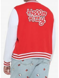 HUNIVERS Hello Kitty Varsity Jacket Plus Size -Her Universe shop unnamed file 329